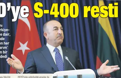  ??  ?? Çavuşoğlu, “Rusya ile ilişkileri­miz AB ile ilişkilere ya da ABD’ye alternatif değil. Türkiye denge gözetmekte­dir” dedi.