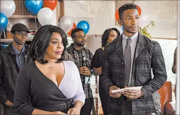  ?? NINA ROBINSON/NETFLIX ?? Niecy Nash and Mamoudou Athie appear in “Uncorked,” which is among the some 30 films Datari Turner has produced.