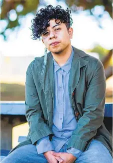  ?? KRISTIAN CARREON ?? Citlalli Mendoza was born in Tijuana and grew up in San Diego. He worked as a tutor and case manager for an LGBTQ+ nonprofit.
