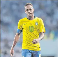  ?? ARCHIVO ?? Referente. Con 29 años, Neymar es la gran figura de la selección brasileña.