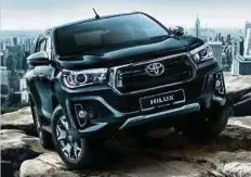  ??  ?? TOYOTA Hilux terima dua varian terbaru versi L-Edition.