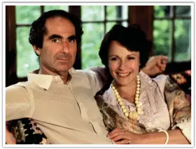  ??  ?? LOVE AND HATE: Philip Roth with actress Claire Bloom in 1983. They wed in 1990