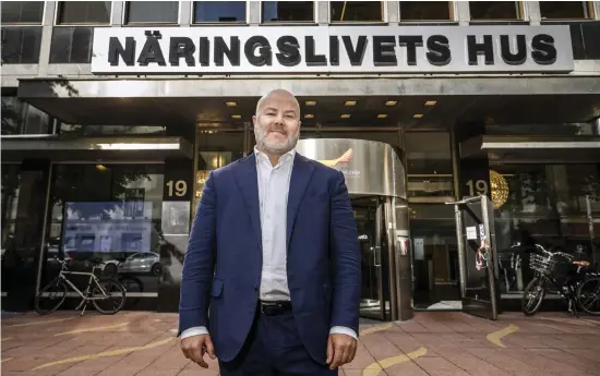  ?? BILD: ARI LUOSTARINE­N ?? Sven-olof Daunfeldt, chefsekono­m vid Svenskt Näringsliv, tycker det är dags för regeringen att sargen och tydligt signalera kommande satsningar.