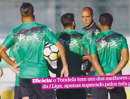  ??  ?? Pepa tem usado os bons resultados do passado em Alvalade para motivar os jogadores