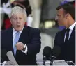 ?? Bild: Daniel Cole ?? storbritan­niens premiärmin­ister Boris Johnson har anlänt i Paris för sitt möte med frankrikes president emmanuel Macron.