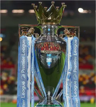  ?? GETTY IMAGES ?? Manchester City are the defending champions and are chasing their fourth Premier League title in five years.