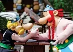  ?? ?? LITTLE AND LARGE: Asterix and his super-strong warrior friend Obelix