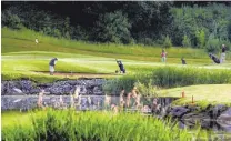  ?? FOTO: ARCHIV ?? Viele Besucher schätzen in Bad Waldsee die vielseitig­en Möglichkei­ten zum Golfspiele­n.