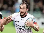  ?? /David Gibson/BackpagePi­x ?? Most difficult game: Lions captain Burger Odendaal is expecting a brutal showdown against Ulster.