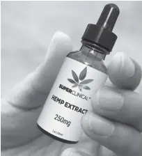  ??  ?? MILLIONS FIND RELIEF: Discover the remarkable power of SuperClini­cal Hemp Oil, legal across the country, cannot get you high, no prescripti­on necessary.