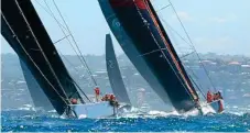  ?? Photo: Mark Evans/Getty ?? EARLY ACTION: Wild Oats XI and Comanche.