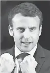  ??  ?? Emmanuel Macron