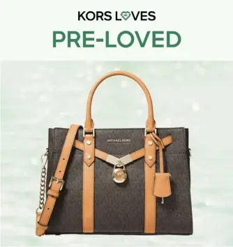  ?? ?? Michael Kors has launched Michael Kors Pre-Loved, a new resale marketplac­e.