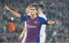  ?? FOTO: PEP MORATA ?? Denis Suárez apenas ha contado esta temporada para Ernesto Valverde