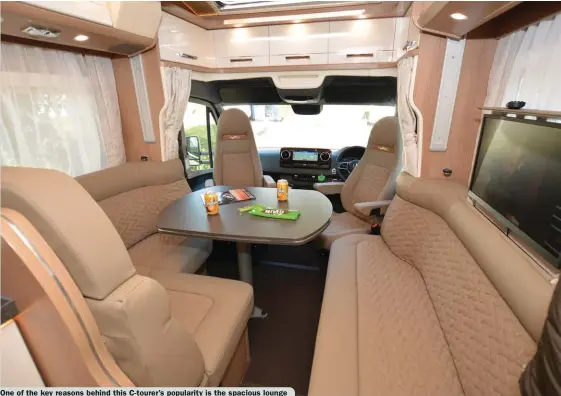  ??  ?? One of the key reasons behind this C-tourer’s popularity is the spacious lounge