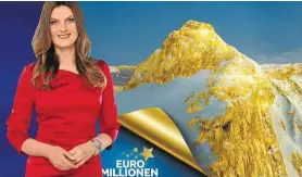  ??  ?? Martina Kaiser moderierte die 200-Millionen-Euro-Ziehung