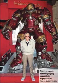  ?? FOTO: AR4 DJDM/WENN.COM ?? Stan Lee nam je dal nekaj najbolj nepozabnih superjunak­ov.