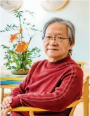  ??  ?? Wang Tongren, 84, remains committed to painting every day. by Ma Gengpingͬ China Pictorial