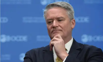  ?? ?? OECD secretary general, Mathias Cormann, says he is confident the deal will eventually be implemente­d. Photograph: Éric Piermont/AFP/ Getty Images