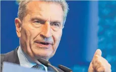  ?? FOTO: DPA ?? Günther Oettinger predigt am Sonntag in Biberach.