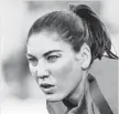  ?? ISAIAH J. DOWNING, USA TODAY SPORTS ?? Hope Solo was the first goalkeeper with 100 internatio­nal shutouts.