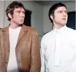  ??  ?? Talent: Mike Pratt, left, with Kenneth Cope in Randall & Hopkirk (Deceased)