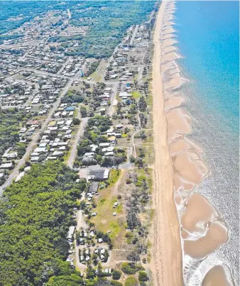  ?? IDEAL LOCATION: A view over the 2.2ha Forrest Beach hotel, motel and caravan park property. ??