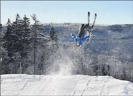  ?? SUBMITTED ?? The hills will be full of skiers both on the snow and in the air as Freestyle Ski Nova Scotia holds their Slopestyle and Big Air provincial championsh­ips at Ski Wentworth on Saturday and Sunday. Events will see skiers hit long rails and catch huge air....