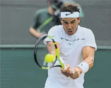  ?? FOTO: A. JIMÉNEZ ?? Rafa Nadal se encuentra a tres victorias de volver a ponerse número 1 del ranking mundial ATP