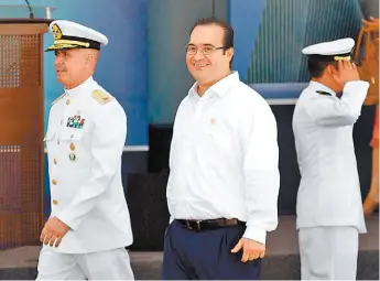  ?? ARACELI LÓPEZ ?? Javier Duarte, ex gobernador de Veracruz, está en prisión por desvío de recursos.