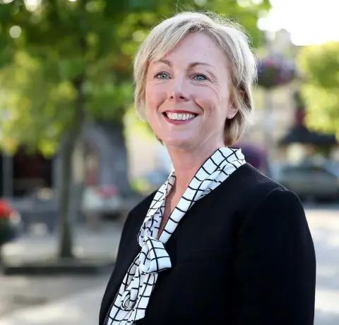  ??  ?? ‘IMPATIENT’: Regina Doherty, Government Chief Whip, pictured in Dunboyne, says she doesn’t have a lot of patience when it comes to politics. Photo: Gerry Mooney