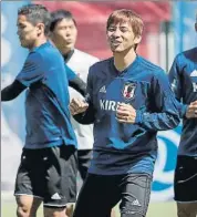  ?? FOTO: EFE ?? Takashi Inui, optimista en el debut de Japón