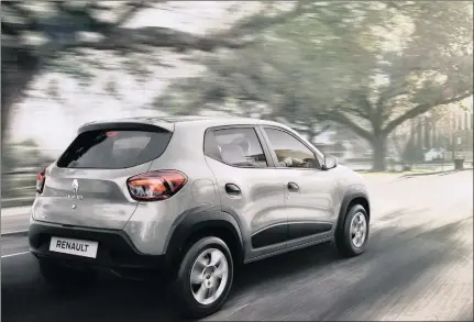  ??  ?? Renault has delivered a car with looks and great features in the entry-level segment.