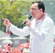  ?? FOTO: EL HERALDO ?? el candidato óqesidenci­al del paqtido libeqal, luis Zelaya.