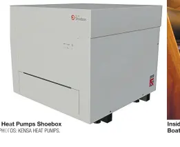  ?? PHOTOS: KENSA HEAT PUMPS. ?? Kensa Heat Pumps Shoebox units.
