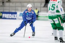  ?? Bild: Sebastian Lamotte ?? Felix Callander lämnar IFK Vänersborg för spel i allsvenska­n och Gripen.