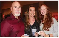  ??  ?? Curt Whitley with Melina Campbell and her daughter Erica Campbell