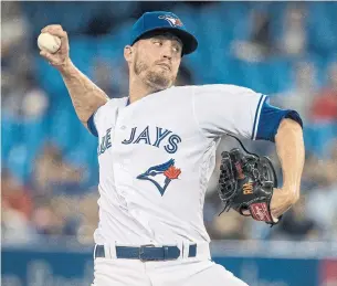  ?? FRED THORNHILL THE CANADIAN PRESS ?? Ken Giles, who fell out of favour after winning a World Series in Houston, says the Blue Jays know how to handle pitchers who need to work out a few kinks: “They stayed patient with me.”