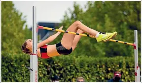  ?? GETTY ?? Keeley O’Hagan jumped 1.88 metres – just 4cm shy of a national senior record that has stood since 1991 — while bagging a third senior national title in Hastings.