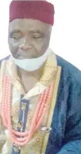  ??  ?? nt Ruler of Obanliku LGA, HRM Amos