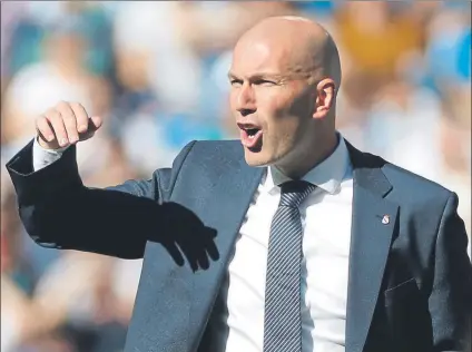  ?? FOTO: JA SIRVENT ?? Zidane volvió por la puerta grande Todas las decisiones que tomó antes el partido le salieron a pedir de boca