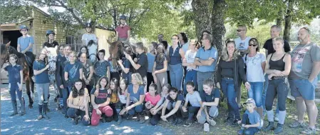  ??  ?? Une cavalerie qui fait honneur au collège Antoine Courrière