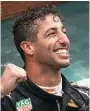  ?? FELIPE DANA/AP PHOTO ?? BAHAGIA: Daniel Ricciardo.