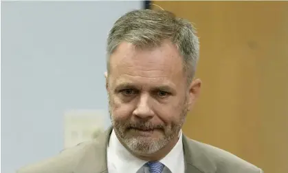  ?? ?? Richard Trahant at Orleans parish civil district court in New Orleans on 20 February 2020. Photograph: Matthew Hinton/AP