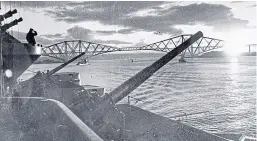  ??  ?? The Forth Bridge was among the targets of the German air raid 80 years ago today.