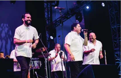  ??  ?? Spanish Harlem Orchestra will perform July 13 at the Albuquerqu­e Museum Amphitheat­er as part of the Salsa Under the Stars series.