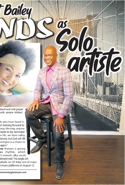 Gospel singer Robert Bailey REBRANDS as Solo artiste | Jamaica Gleaner ...