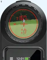  ?? ?? The H4 GPS connects magnetical­ly to the Pro LX laser
The Pro LX+ is the complete package, ideal for the tech-loving golfer