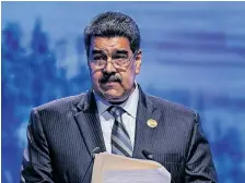  ?? ?? Venezuelan President Nicolas Maduro