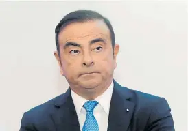  ??  ?? Acusado. Ghosn continuará detenido al menos 10 días más en Japón.